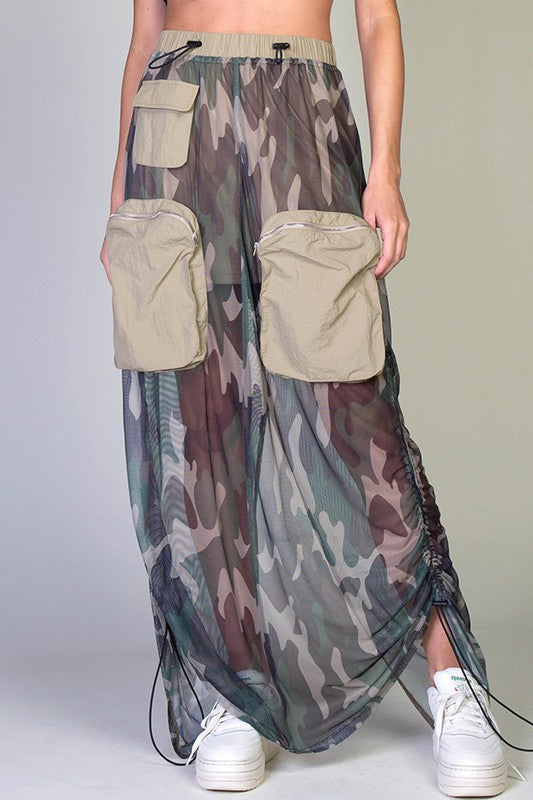 1703 Cargo Pockets Skirt
