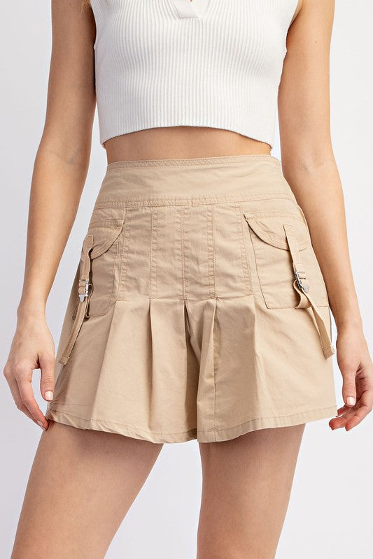 1058 Cargo Mini Skirt