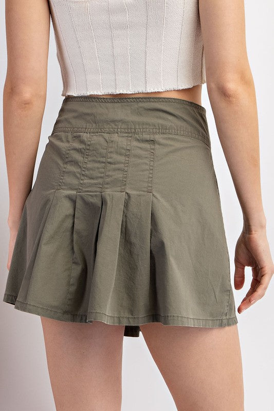 1058 Cargo Mini Skirt