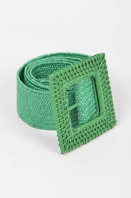 1103 Straw Square Belt