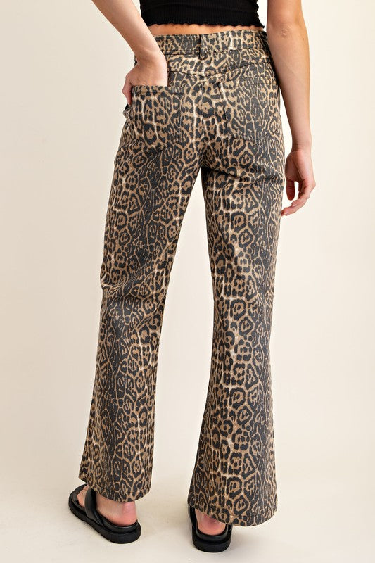 1155 Leopard Print Jeans
