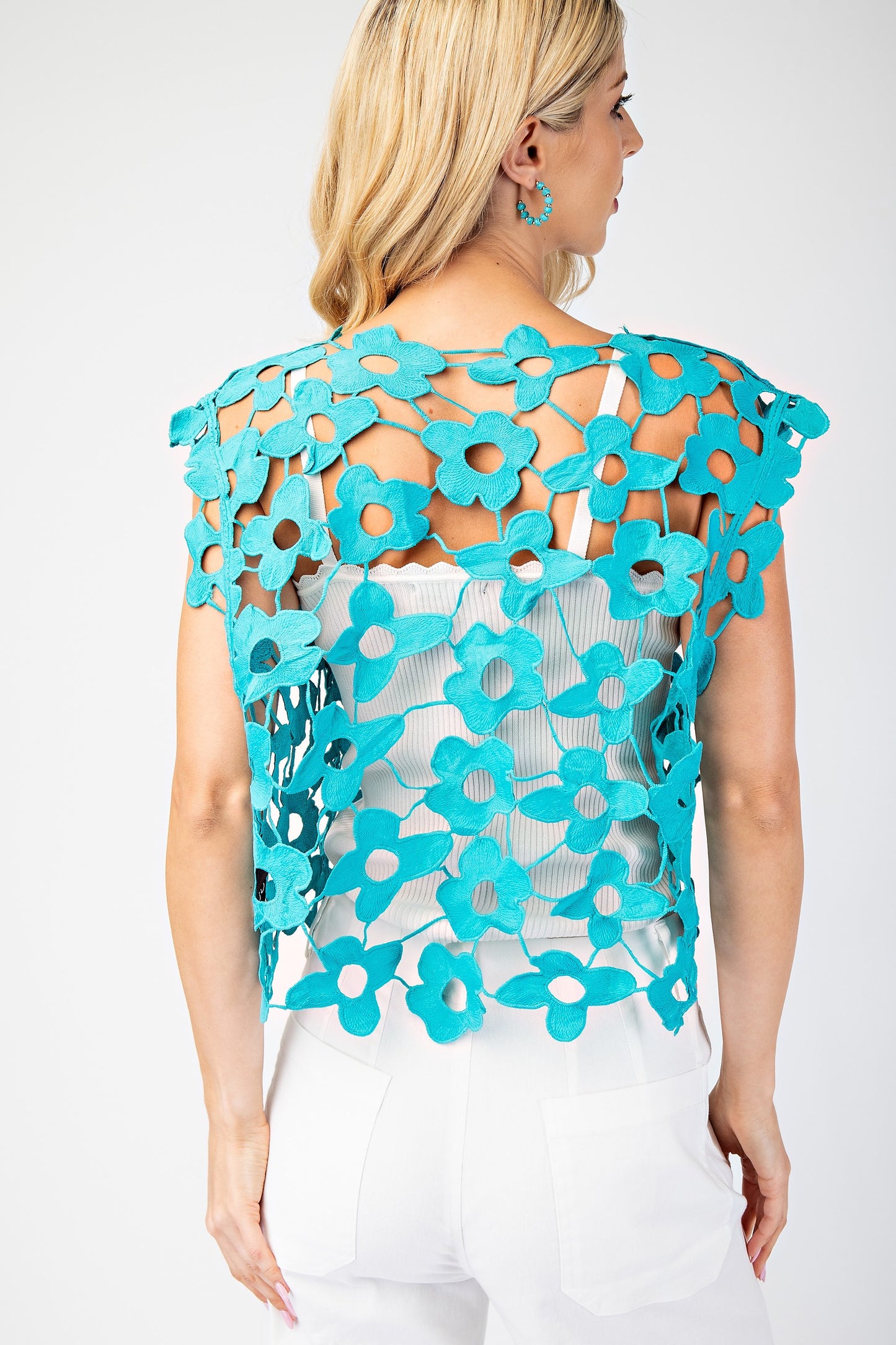 2411 OneSize Floral Lace Top