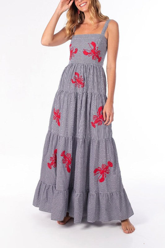 1610 Lobster Maxi Dress