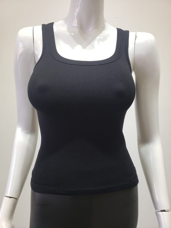 1945 Ribbed Basic Tank Top