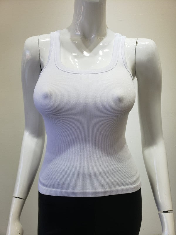 1945 Ribbed Basic Tank Top