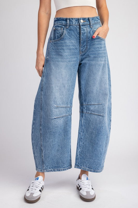 1840 Denim Barrel Pant