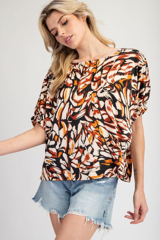 Elastic Print Top