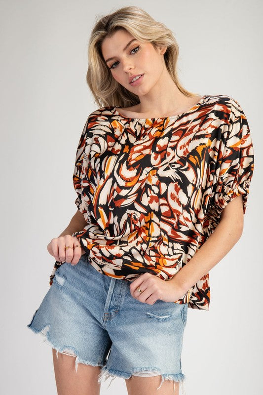 Elastic Print Top