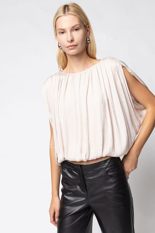 1710 Grecian Bubble Blouse