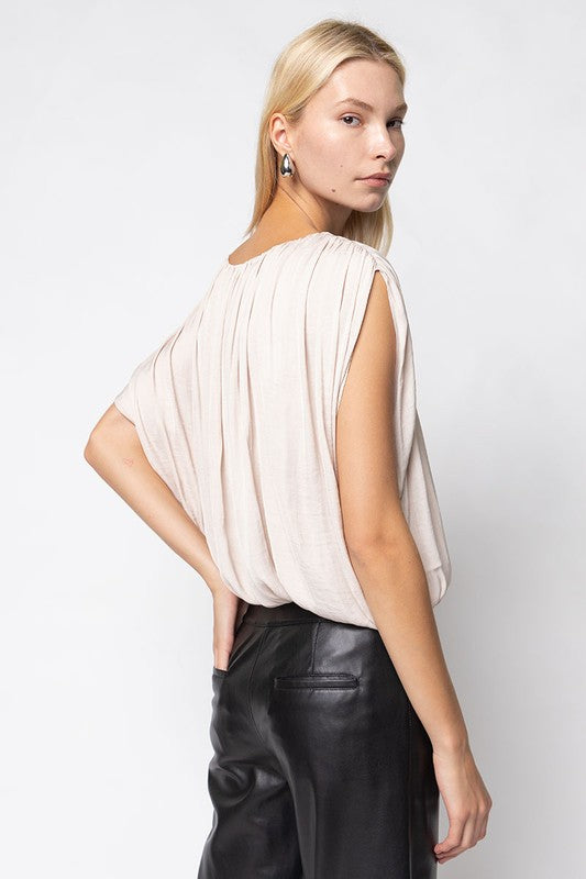 1710 Grecian Bubble Blouse
