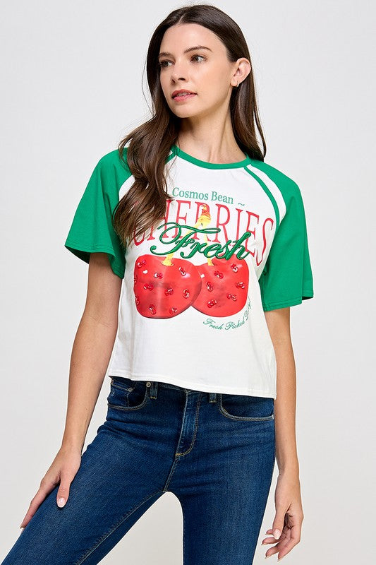 Cherries Sparkels T-Shirt