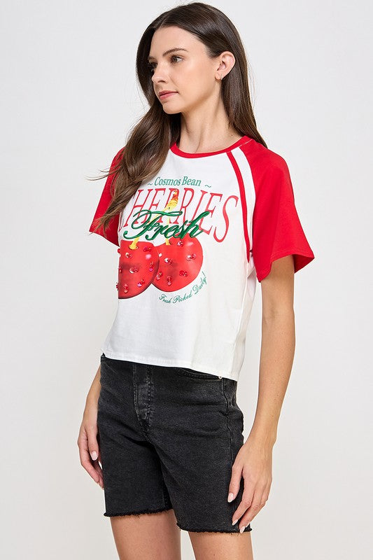 Cherries Sparkels T-Shirt