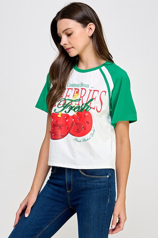 Cherries Sparkels T-Shirt