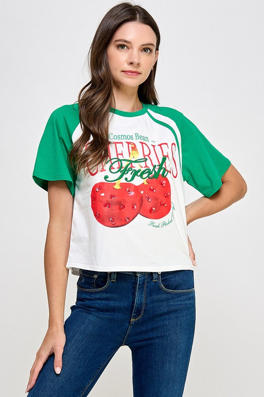 Cherries Sparkels T-Shirt