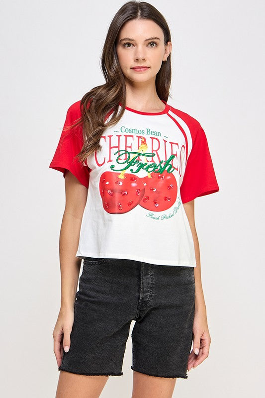 Cherries Sparkels T-Shirt