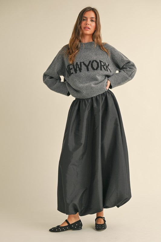 1185 Bubble Maxi Skirt