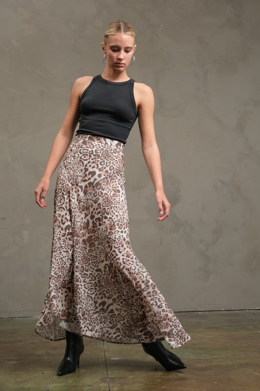 1788 Leopard Skirt