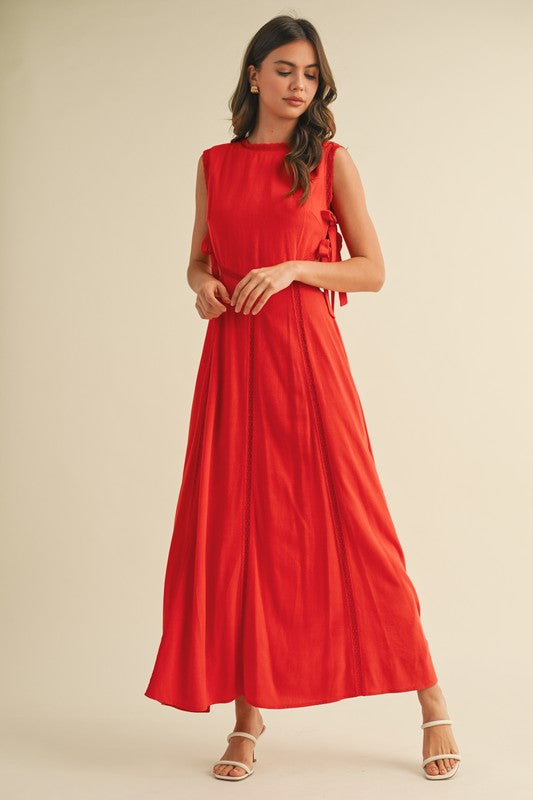 1544 Cut Out Lace Dress
