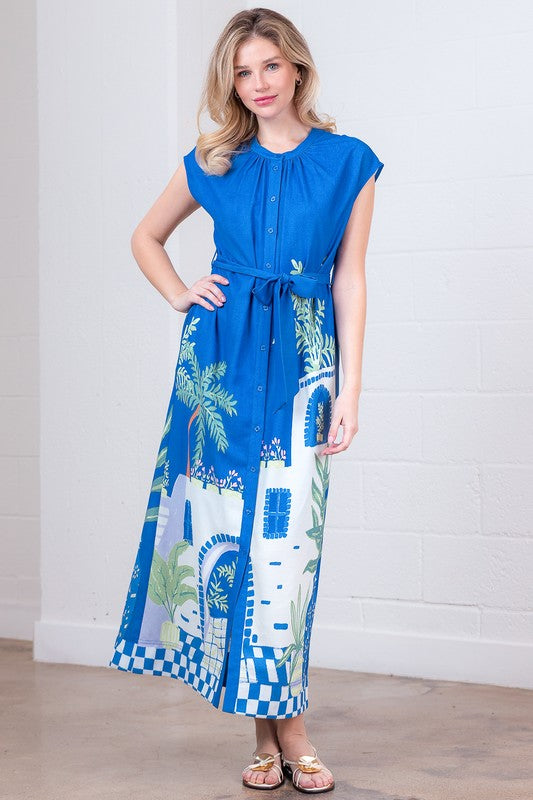 1549 Mikono Palm Maxi Dress