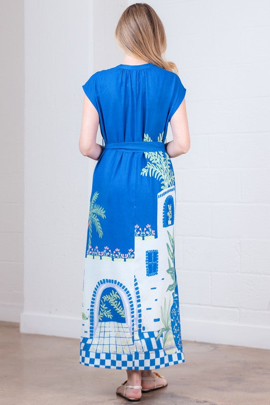 1549 Mikono Palm Maxi Dress