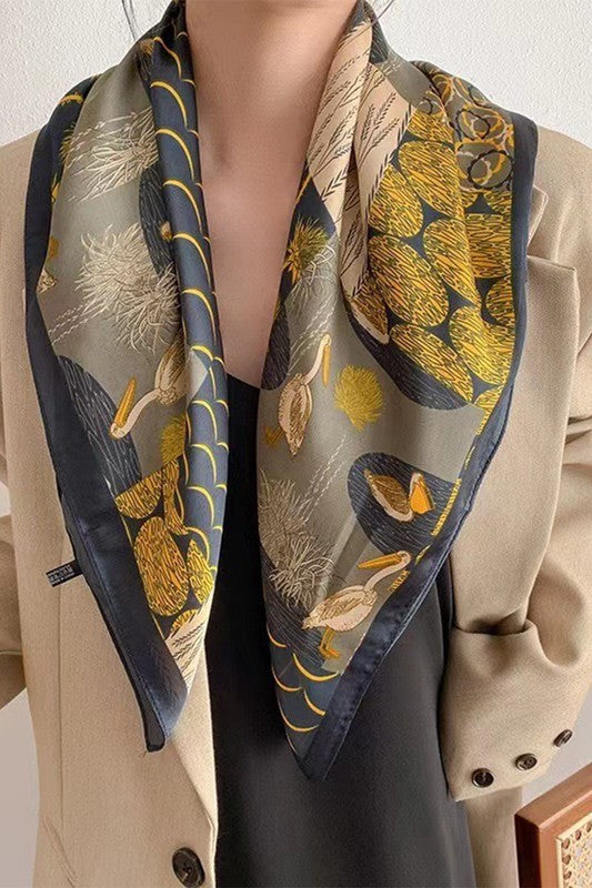 1775 Floral Scarf