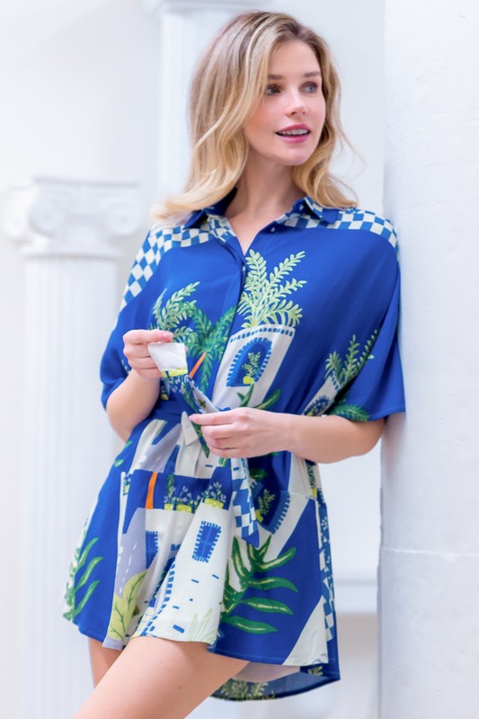 1548 Mikonos Palm Romper