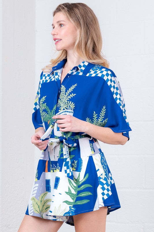 1548 Mikonos Palm Romper