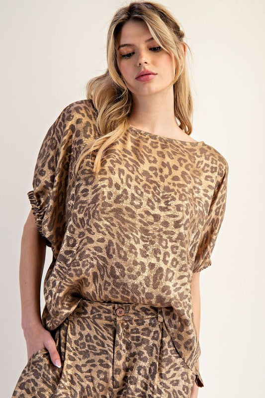 1790 Golden Leopard Shirt