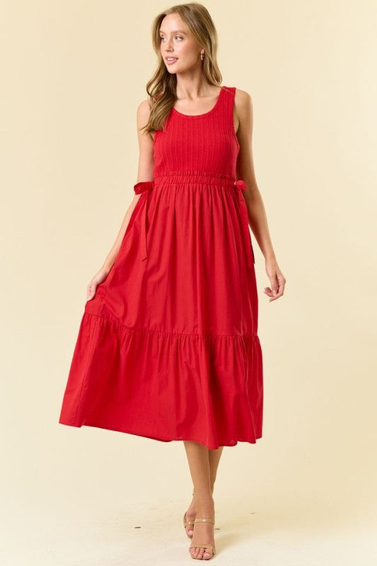 1815 Red Midi Dress
