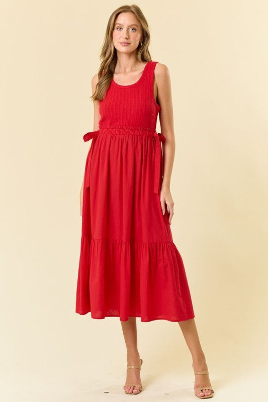1815 Red Midi Dress