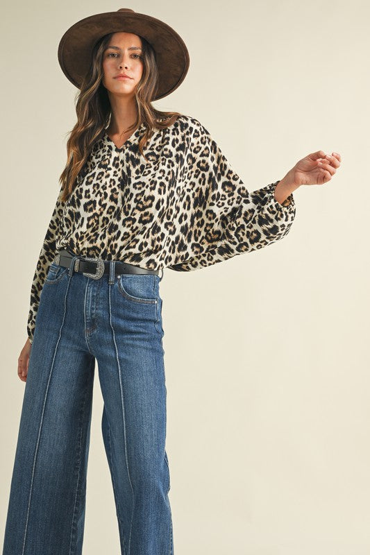 1797 Leopard Print Long Sleeve Shirt