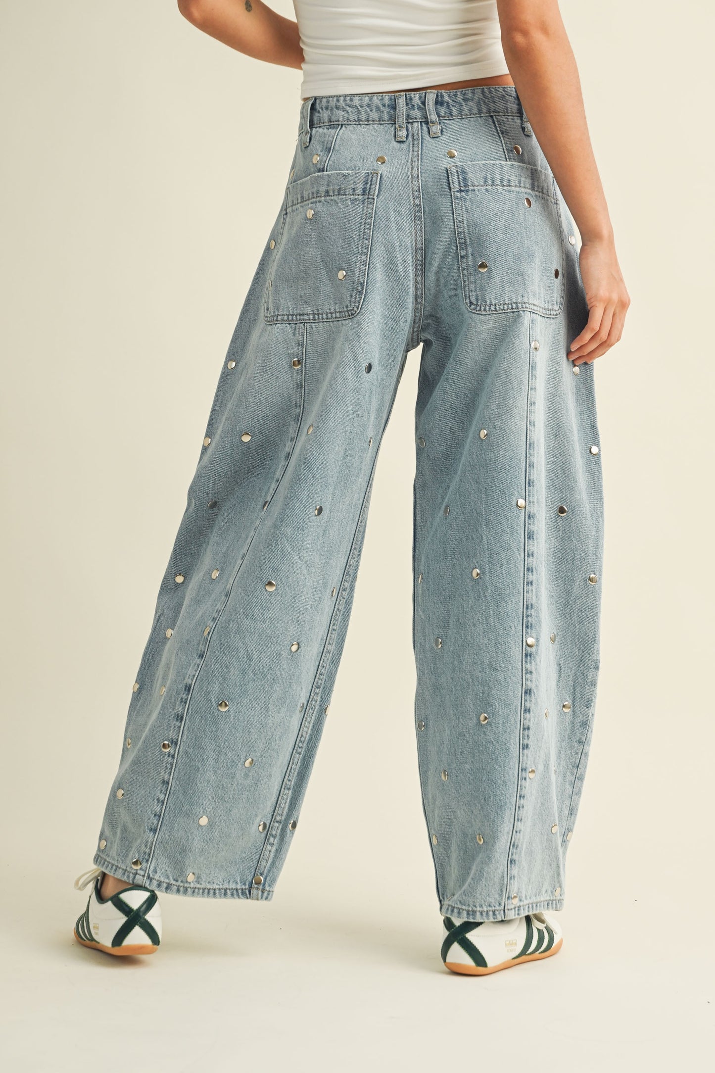 2447 Studded Barrel Pant