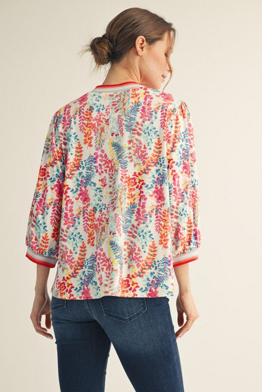 1651 Multi Color Top