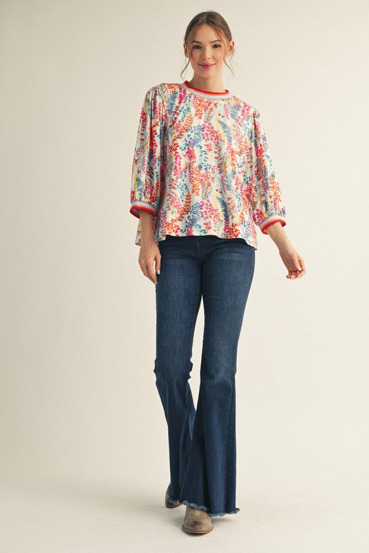 1651 Multi Color Top