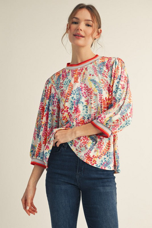 1651 Multi Color Top