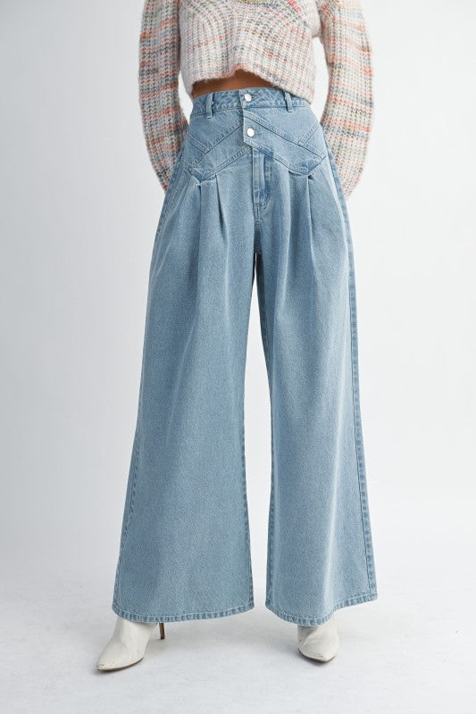 1814 Wide Leg Denim Pant