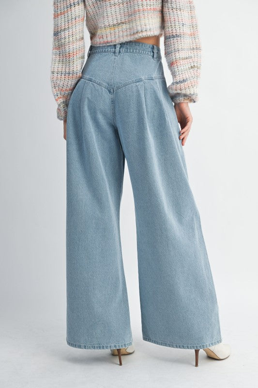 1814 Wide Leg Denim Pant