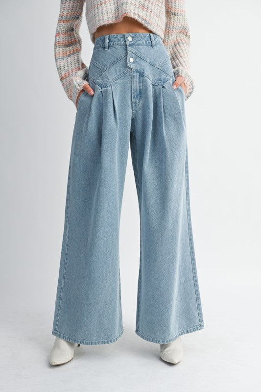 1814 Wide Leg Denim Pant