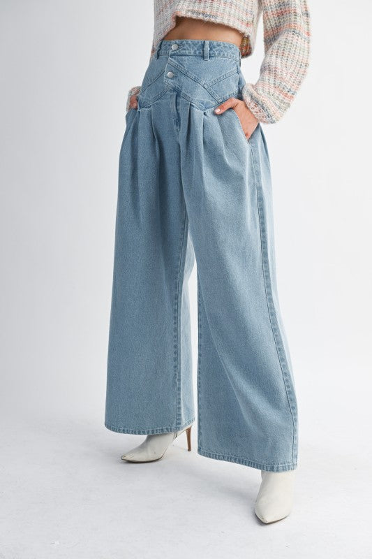 1814 Wide Leg Denim Pant