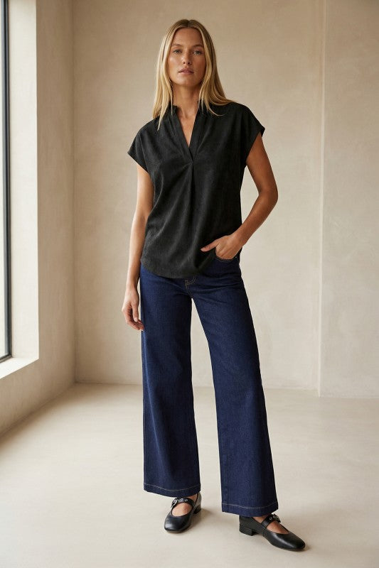 2104 Drop Shoulder Blouse