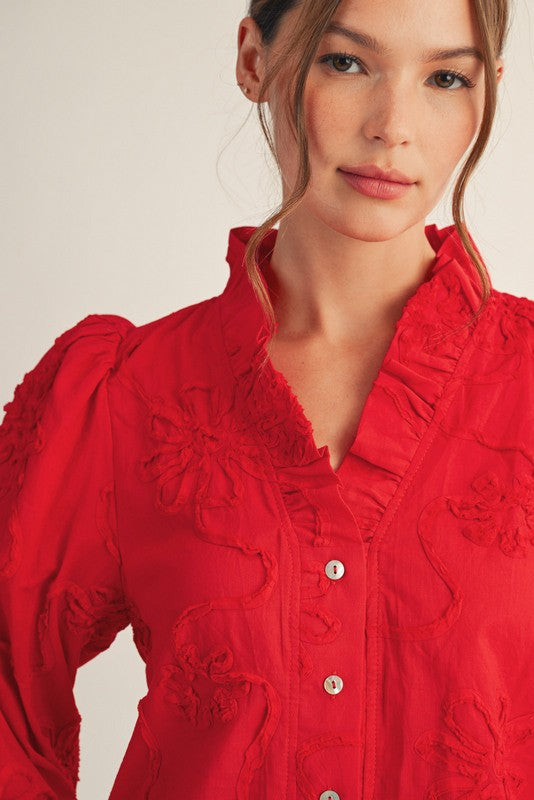 1720 Red 3/4 Shirt