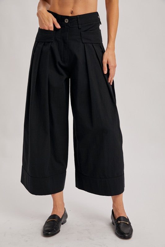 1663 Pleated Culotte Pant