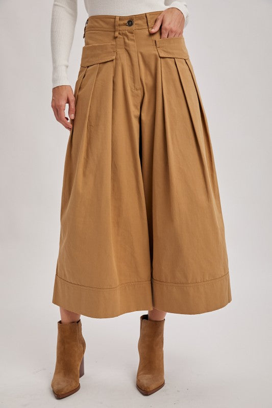 1663 Pleated Culotte Pant