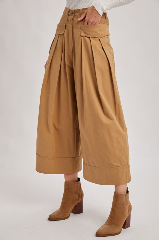 1663 Pleated Culotte Pant