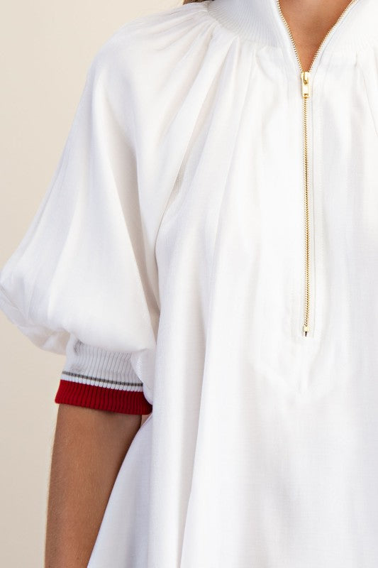 1791 Mock Neck Blouse