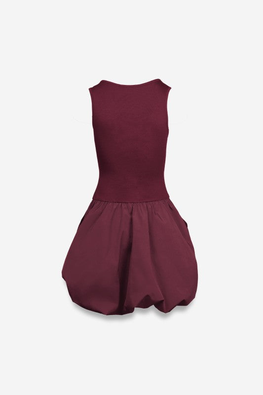 1846 Sleeveless Bubble Skirt Dress