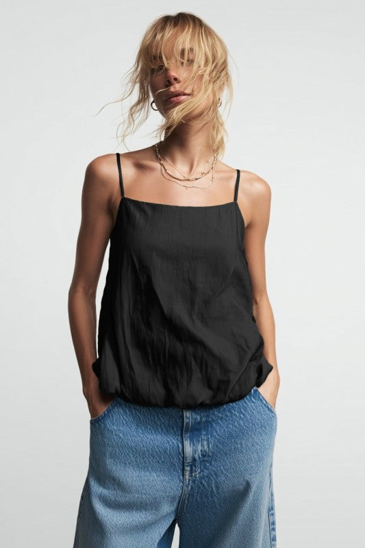 1855 Spaguetti Straps Bubble Top