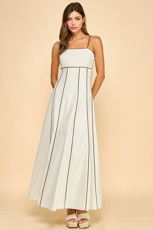 2369 Ivory Maxi Dress