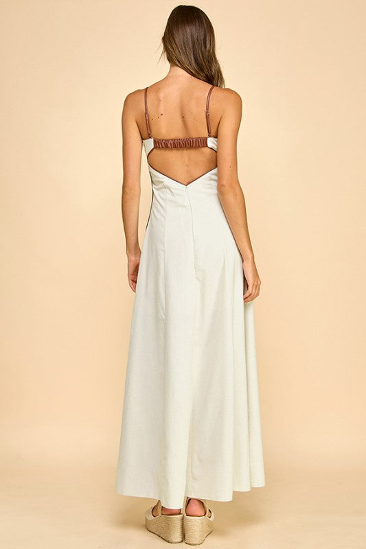 2369 Ivory Maxi Dress