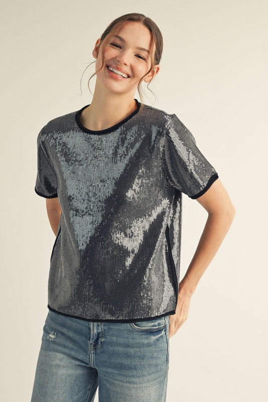 2628 Sequin Shirt